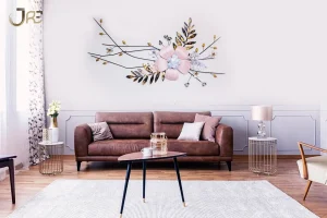 Champa Flower Wall Décor Flower Metal Art